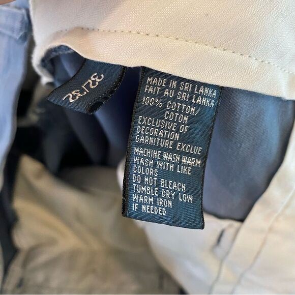 Polo Ralph Lauren Preston pant men's size 32/32 100% cotton chinos blue - Picture 11 of 15